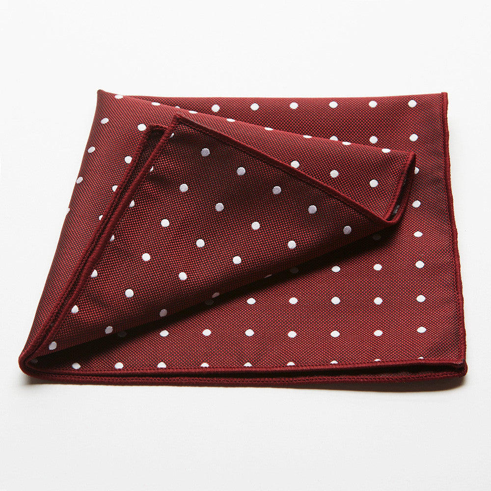 Red Dot Pocket Square