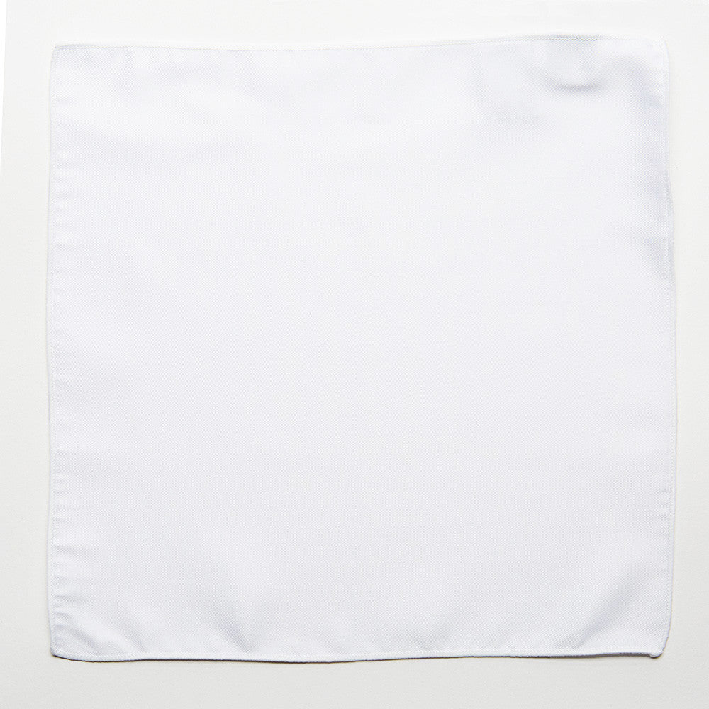 White Pocket Square