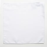 White Pocket Square